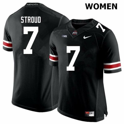 Women's Ohio State Buckeyes #7 C.J. Stroud Black Nike NCAA College Football Jersey Designated MPX3744MX
